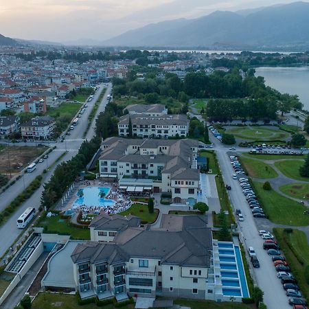 Hotel Du Lac Congress Center & Spa Ioannina Exterior photo Aerial view of the complex